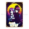 Miho Nishizumi And Maho Metal Plaque Poster Garage Club Decoration Designing PaintingTin Sign Poster