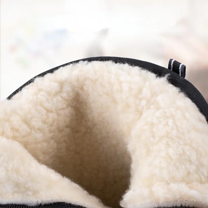 Большие размеры Мужские ботинки Мужские ботинки -40° Теплые зимние ботинки до середины голени Мужская зимняя обувь Утолщенные плюшевые удобные нескользящие ботинки на платформе