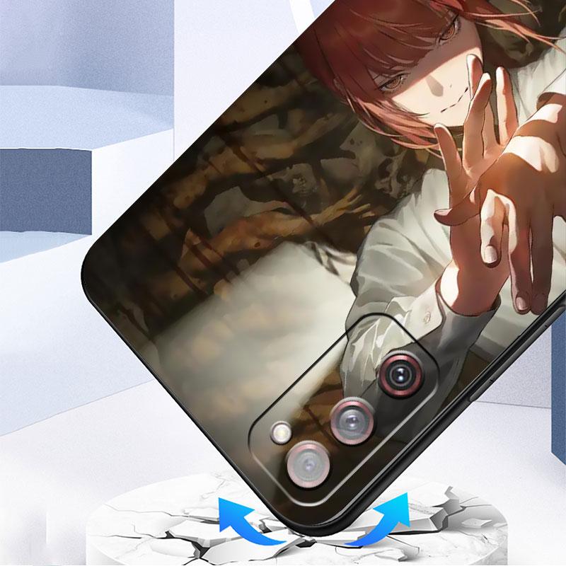 Чехол для Samsung Galaxy S22 Ultra S20 FE S21 Plus S10 Lite S10e S9 S8 S7, силиконовый чехол для телефона, мягкий чехол с бензопилой, человек Makima Sac