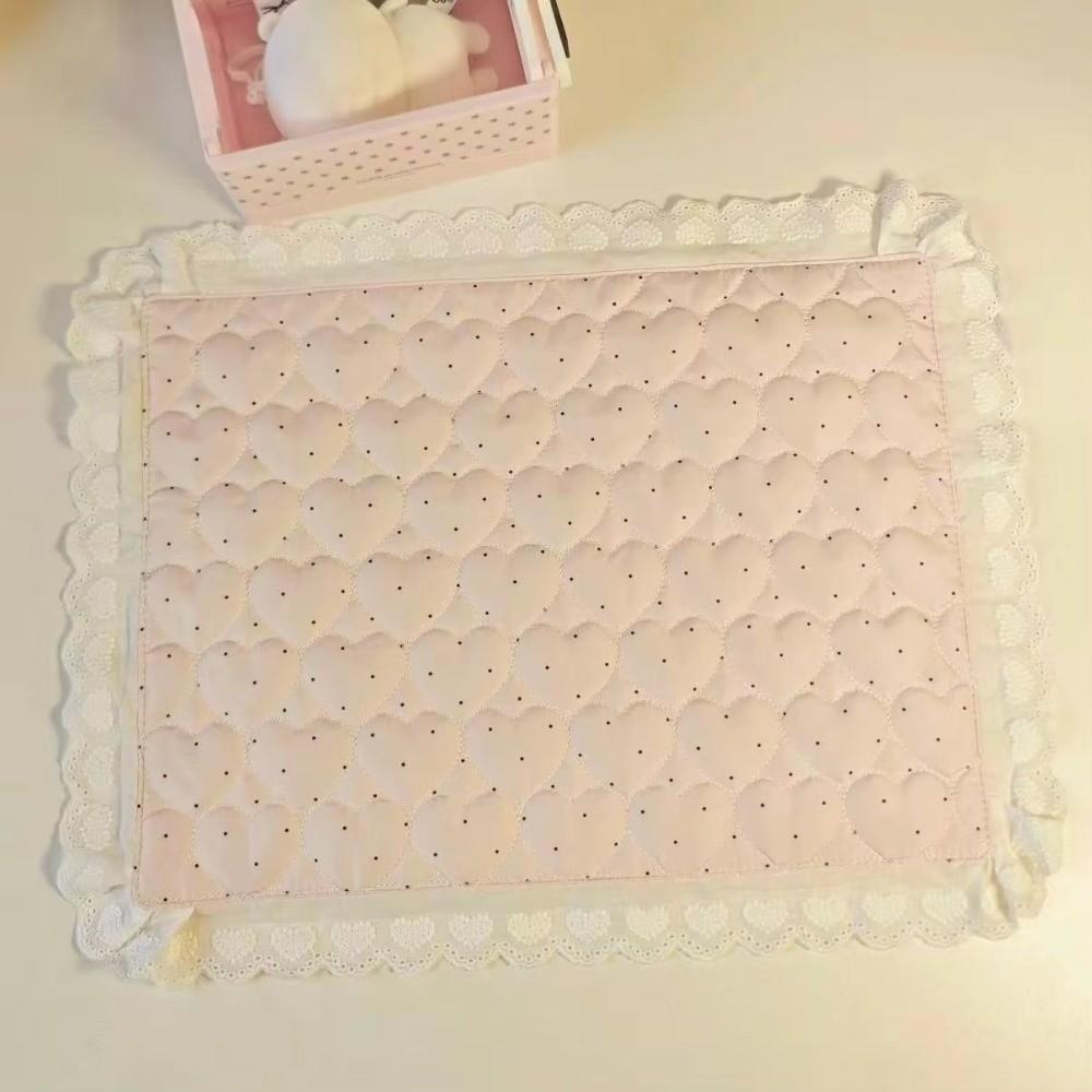 Plaid Pattern Decorative Tablecloth Polka Dot Pattern Photo Shoot Mat Cute Coaster Set Photo Shoot
