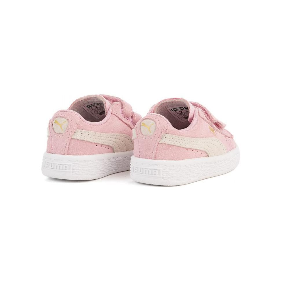 Puma Детские замшевые низкие прогулочные туфли Toddler Suede 2, розовые, артикул 35627423