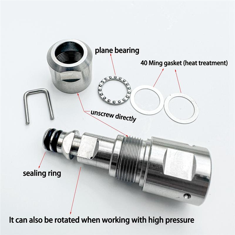 Ac29-High Pressure Washer Pipe Connector Pressure Hose 360 Degree Rotation Connector Anti-Tangle Swivel