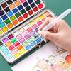 50/72/90/100/128 Color Solid Watercolor Paint Set DIY Painting Kit  Art Specific Painting Tool