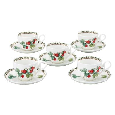 Набор чашка и блюдце Noritake 250 мл Orchard Garden Безопасный для микроволновой печи 5 Костяной фарфор & (Кофе чай) F97887/4911