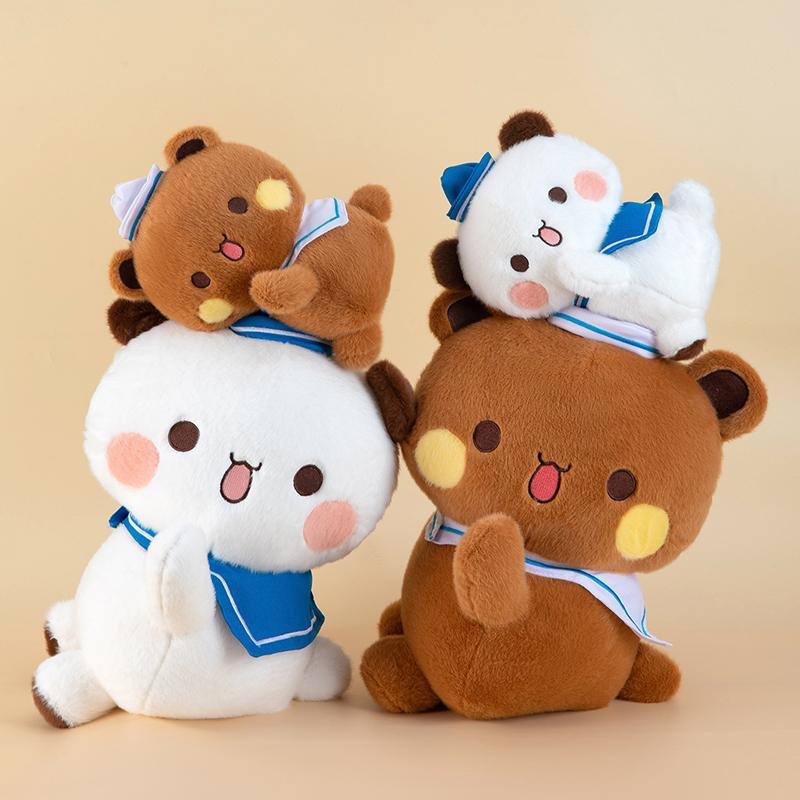 Новые 50 см Милые Плюшевые Игрушки Yier & Bubu Матросы Мягкие Медведи Пара Набивные Куклы Кавайный Плюш в Морском Стиле Детский Подарок на День Рождения
