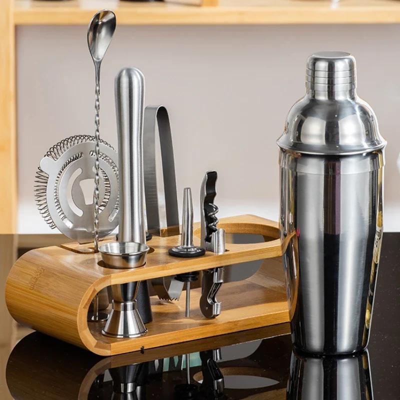 Cocktail Shaker Set Barman Bar Accessories Home Bars Complete Professional Bartender Kit Kits Coctail Accessory Tools Bartending