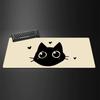 Cute Cartoon Black Cat Paw Mousepadwaterproof Nonslip Minimalist Cat Print Mousepad Sweet Office Gaming Desk Decor