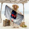 Football Legend Action Beach Towel Super Soft Microfiber Quickdry Fabric Comfortable Lightweight