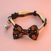 Halloween Pet Collar Pumpkin Ghost Hat Safety Buckle Necklace Cats Dogs