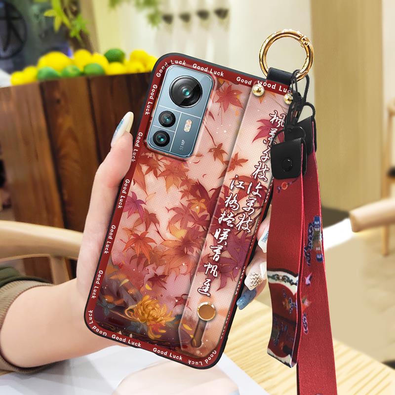 Kickstand Protective Phone Case For Blackview A85 Wrist Strap Dirt-resistant Soft case Back Cover Phone Holder Anti-dust