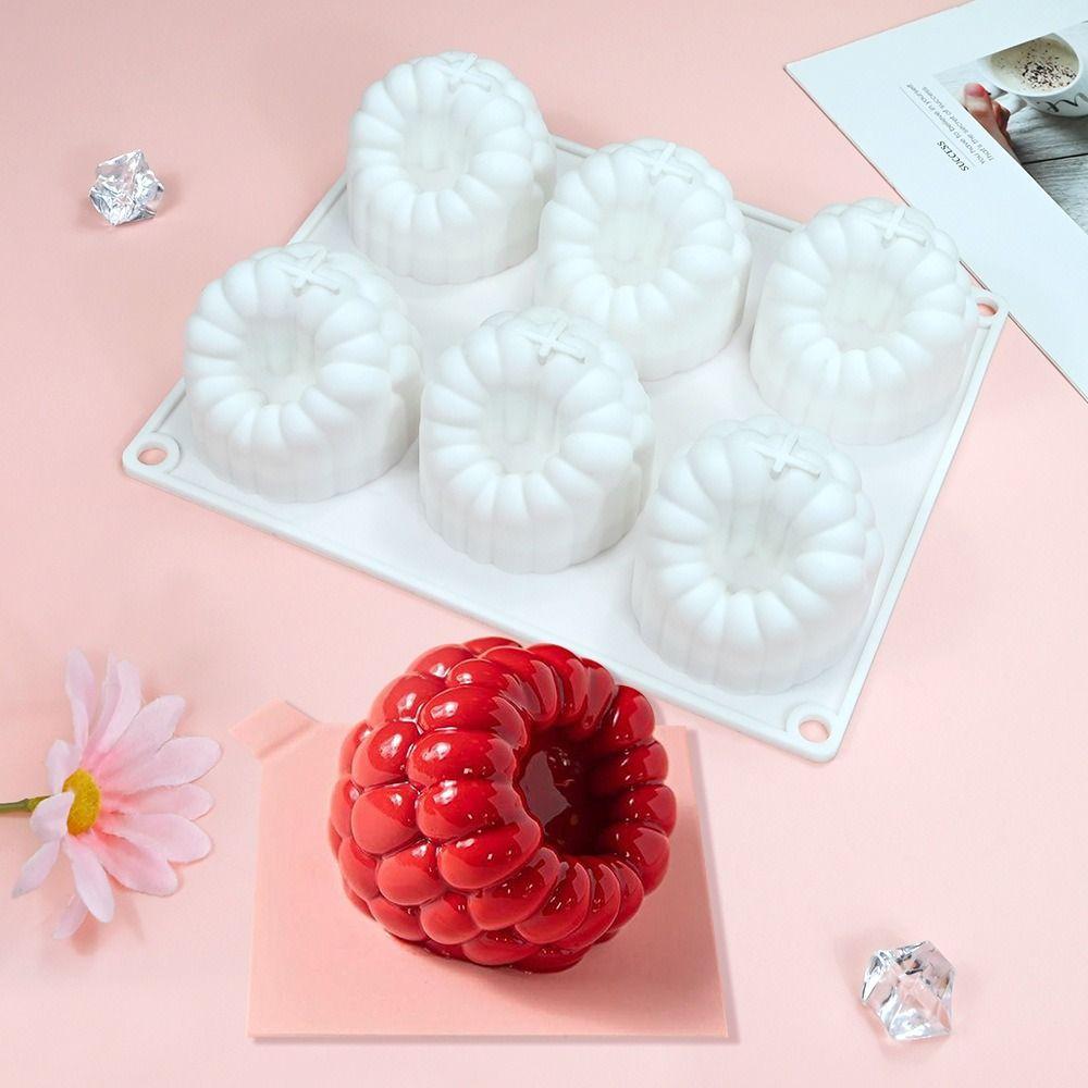 Non-Stick Raspberry Shaped Mold Food-Grade Silicone DIY Cake Decorating Tools Universal
