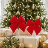Bowknot Design Christmas Bow Ornament Christmas Tree Arrangement  Holiday Scene Layout