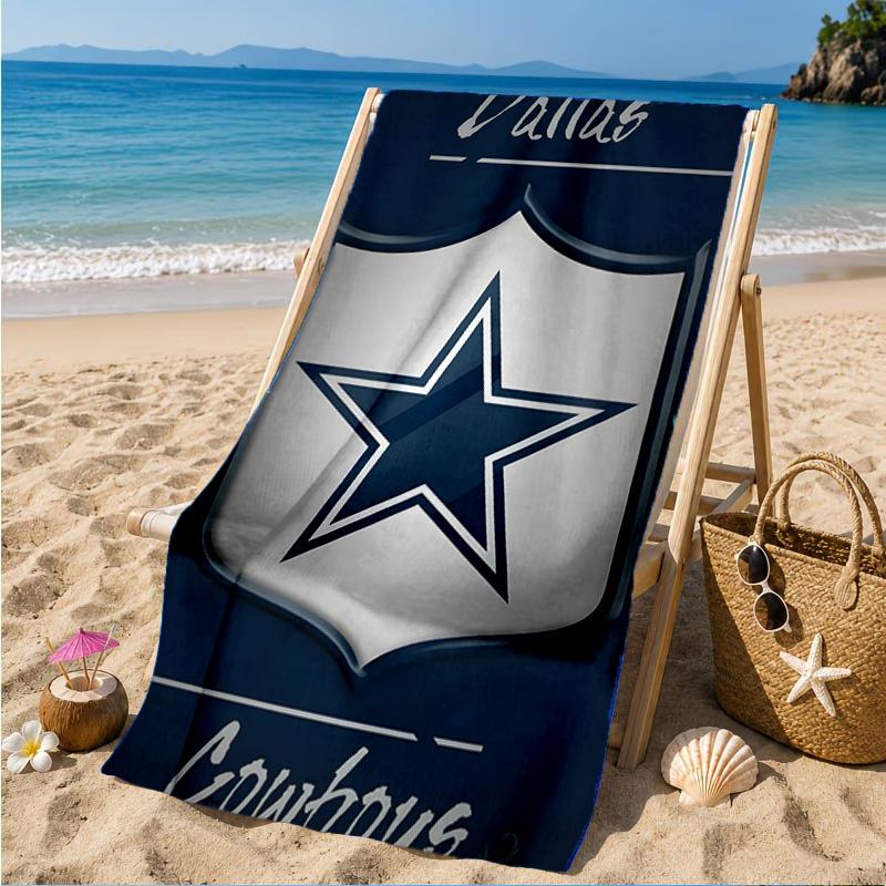 American Flag Cowboys Beach Towel, Quick-drying, Easy to Care for, Suitable for Both Fitness and Beach Vacations,Sports Essential