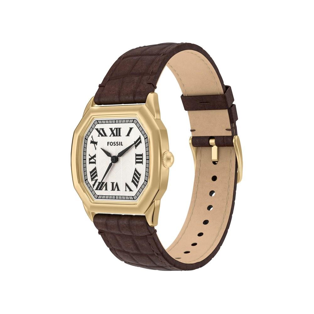 Женские наручные часы Fossil Harlow ES5426 Коричневые