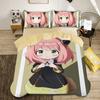 Cute Spy X Family Anya Duvet Cover,Anime Spy Family Bedding Set,Boys Girls Single Twin Queen Size Quilt Cover