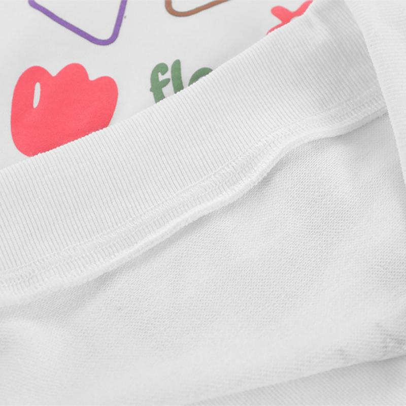 Детские топы, милый пуловер средней длины с трехмерным цветочным принтом