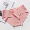 Trendy Lady Panties One-Piece Type Daily Wear Female Sweat-absorbing Close Fit Briefs Panties for Living Room