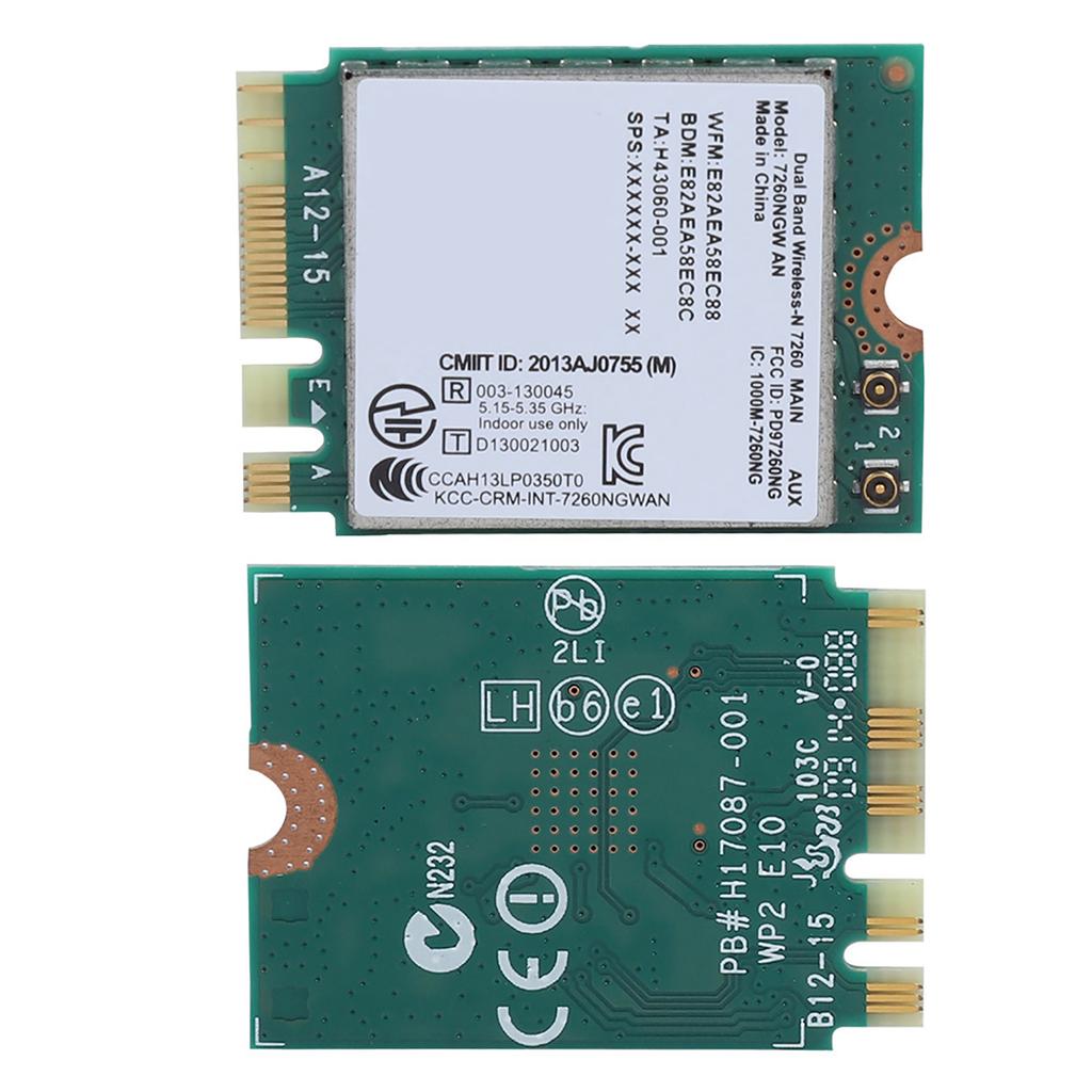 Для Intel 7260NGW AN Беспроводная карта WIFI 2.4G 5G Bluetooth 4.0 Сетевая карта