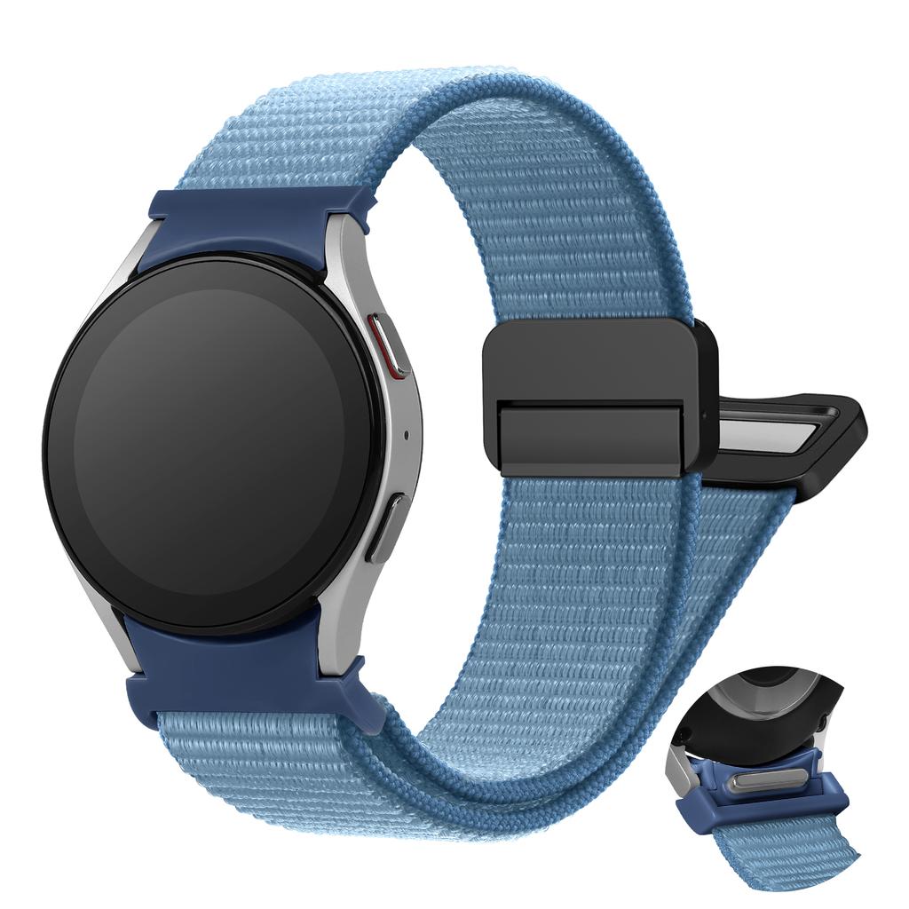 No gaps Band For Samsung Galaxy Watch 7 FE 6 4 Classic 5 pro 44mm 40mm 47mm 43mm 45 Magnetic nylon bracelet Galaxy Watch 7 Strap