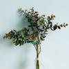 1 шт. искусственный шелк эвкалипт деньги лист зеленый сад растение листва домашний декор рождественский орнамент