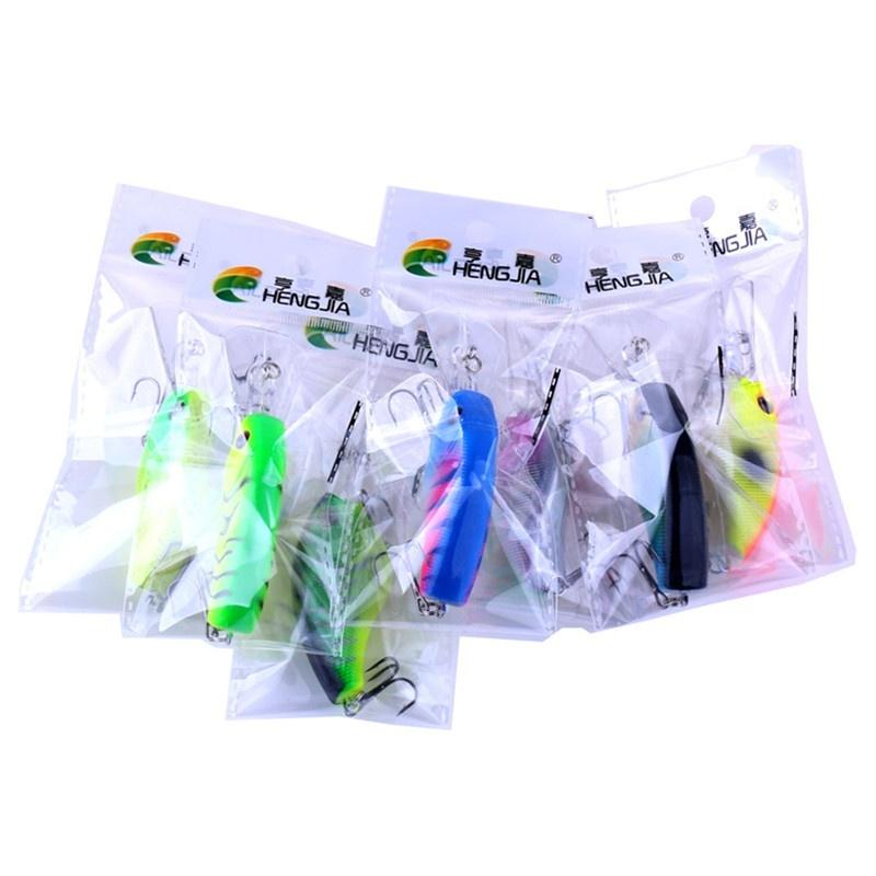 HENGJIA Plastic Long Lip Crankbait Swim for River Ocean Lifelike Pike Lure Bass Trout Bait Lot 21