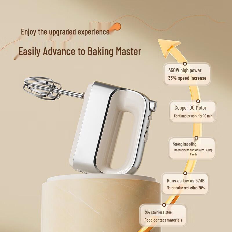 ONYLM Electric Handheld Egg Beater