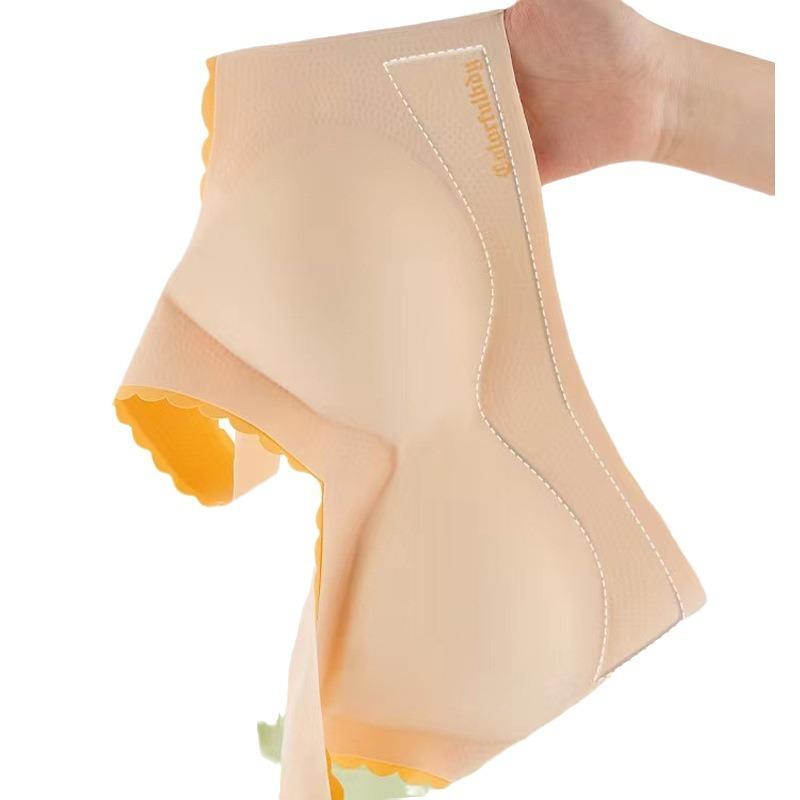 Высококачественный цельный бесшовный комплект с бюстгальтером контрастного цвета, женское нижнее белье, сексуальные трусы, беспроводной мягкий бюстгальтер