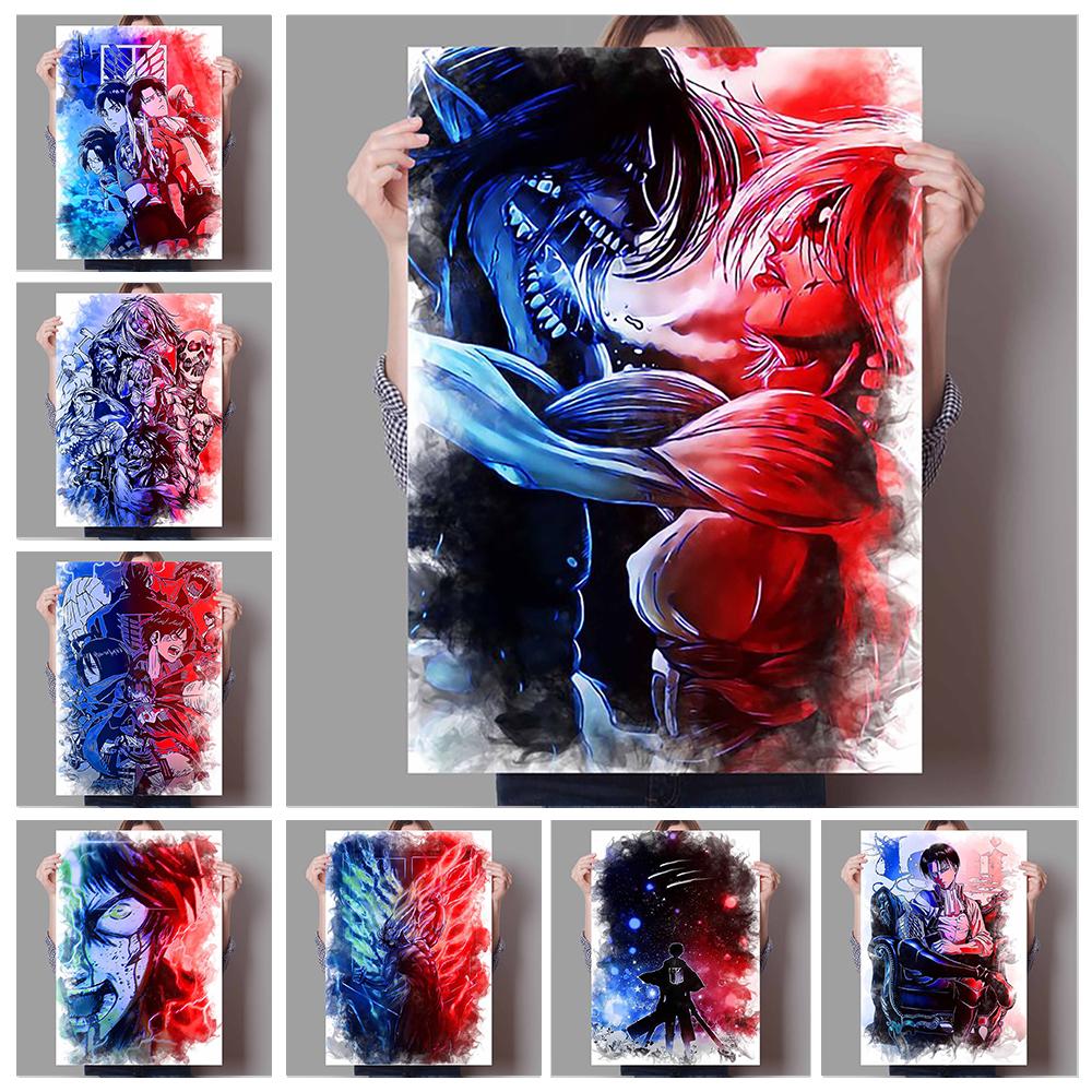Decoration Mural Japanese Anime Color Poster Canvas Painting and Kids Room Wall Art Prints for Modern Home Decor No Frame