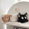 Сумка Kawaii в японском стиле, женская плюшевая сумка с рисунком из мультфильма для женщин, сумка через плечо, маленькая сумка для телефона и кошелька