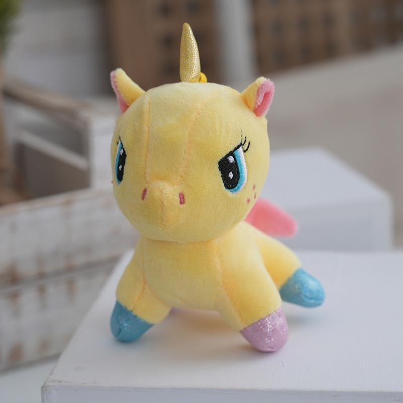 Toy Unicorn Plush Cartoon Cute Doll Keychain Backpack Pendant Child Gift Holiday
