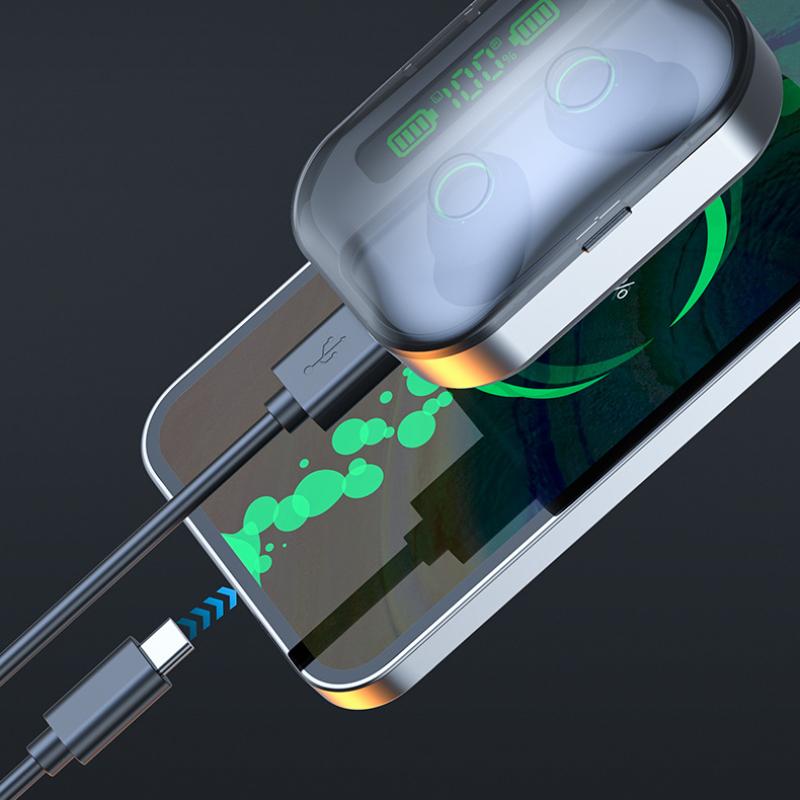 Wireless Bluetooth Headset TWS Large Screen Large -scale In-ear Sports Bluetooth Headset