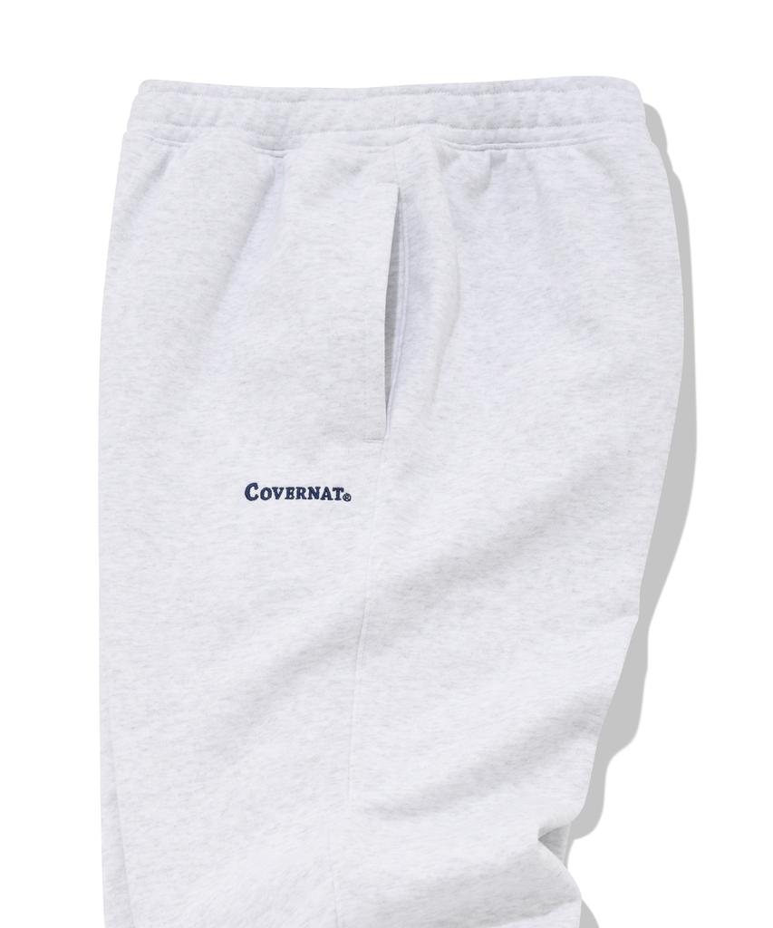 COVERNAT Authentic Logo Sweat Jogger Pants Heather Grey