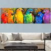 Animal Horizontal Birds On the Lines Oil Canvas Painting Pop Art Posters and Prints Pictures Living Room Bedroom Home Decor