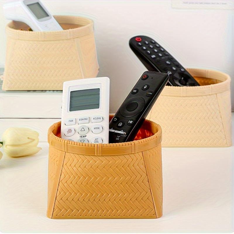 2 шт. Настольная корзина для хранения из искусственного ротанга Корзина для сухофруктов Корзина для хранения ключей в гостиной Корзина для хранения косметических ювелирных изделий в спальне