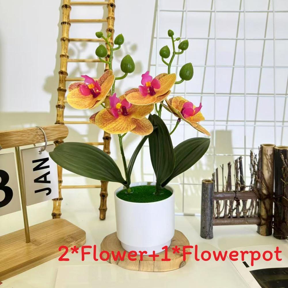 Phalaenopsis Flowers Artificial Decorative Plant For Home And Decoration Event