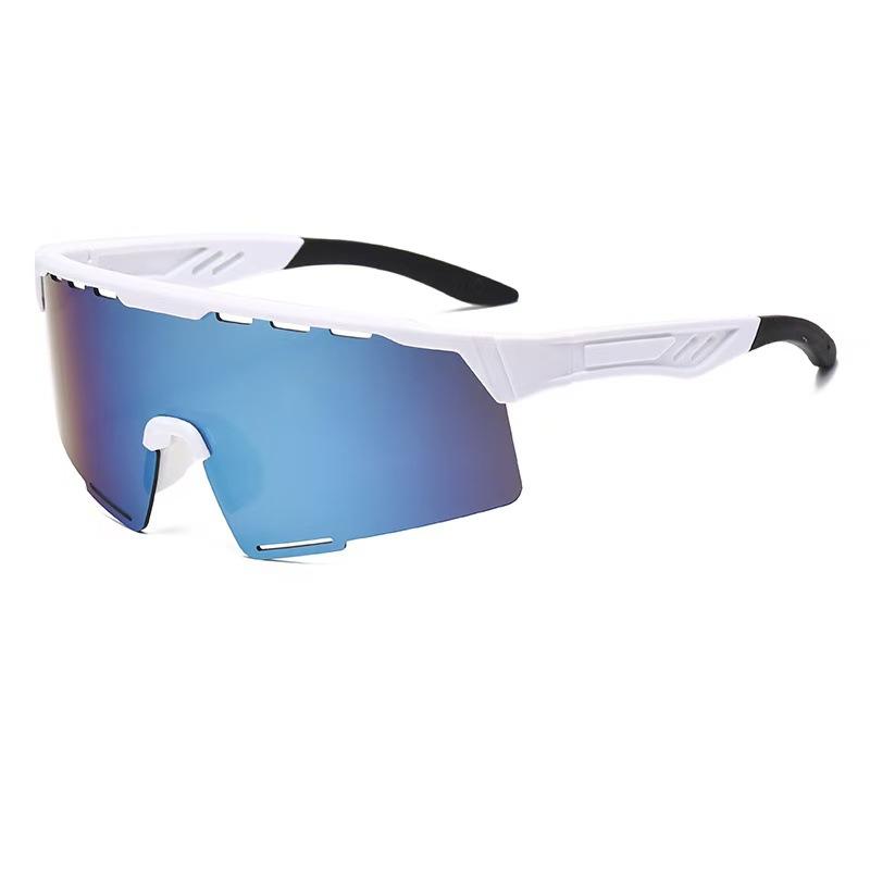 European American High-end Integrated Cross-border Windproof Sports Sunglasses Women Colorful Cycling Outdoor Hiking Eye Protection Glasses Men