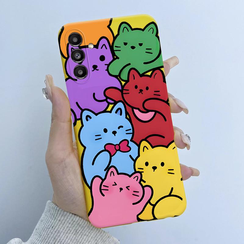 For Samsung A16 A56 5G Phone Case Butterfly Flower Girls 2025 Design Soft Silicone TPU Back Housing for Galaxy A 16 A 56 Covers
