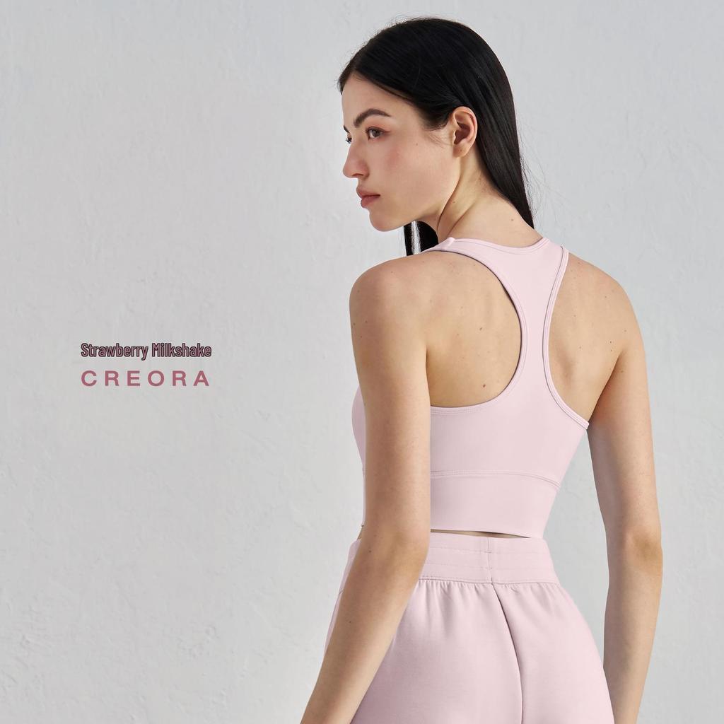 Женский летний утягивающий топ-бра для йоги с гоночной спинкой и нагрудными вкладышами - Красивый дизайн спины