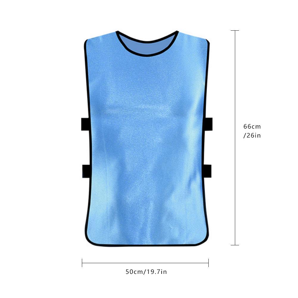 12 Pack Jerseys Bibs Breathable Adults Football Scrimmage Training Vests for Volleyball Soccer