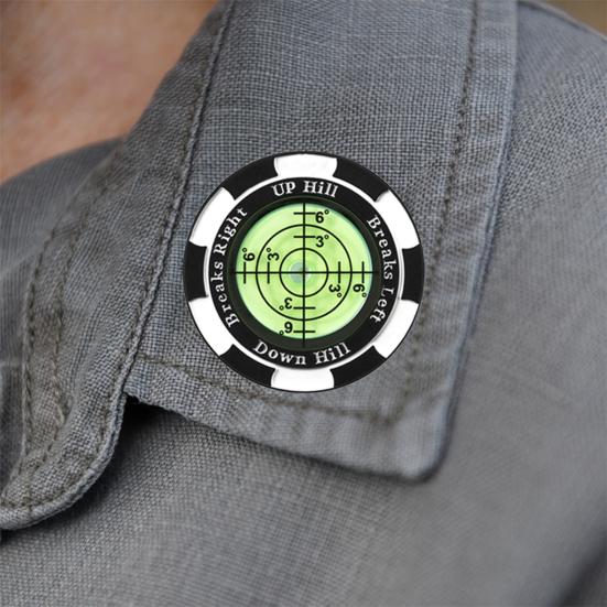 Маркер для гольф-мяча с высокой точностью, портативный ридер для паттинг-грина, пластиковый клип для маркера для гольфа, профессиональная тренировка чтения грина