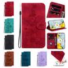 For Nokia Series.XR21,C31,XR20,5.4,6.2,G42,X30,G300,1.4,3.4,2.2,C12,G60,G11,G20,C21...Embossing Process Lily Flower Wallet Leather Flip Cover Case