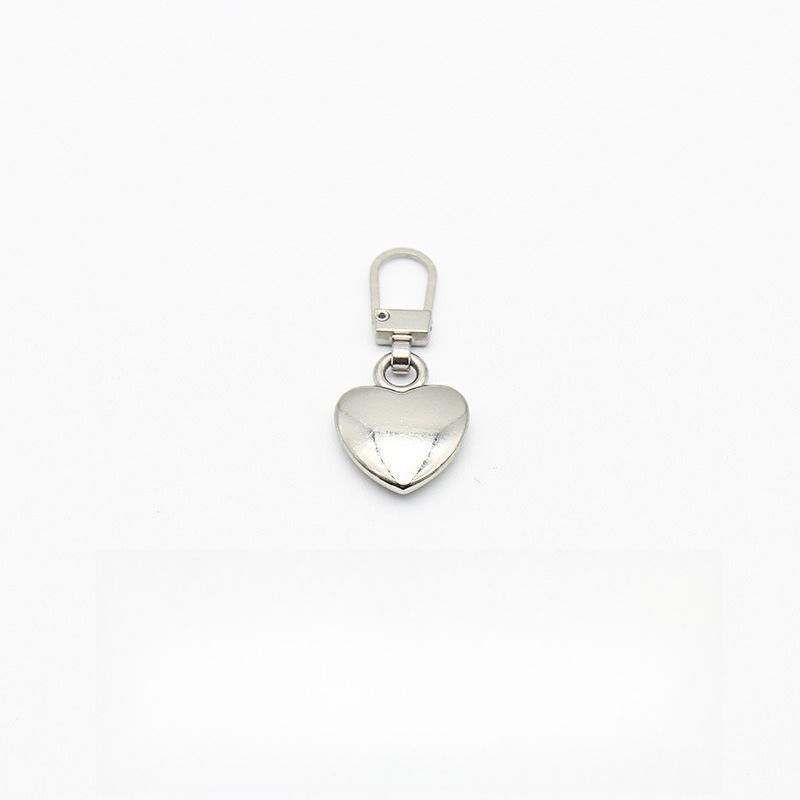 Металлические пуллеры для молний в форме сердца для шитья и ремонта своими руками