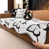 Summer Sofa Cover Decor Non-Slip Couch Slipcover Protector Universal Irregularity Sofa Cushion European Style Retro Butterfly