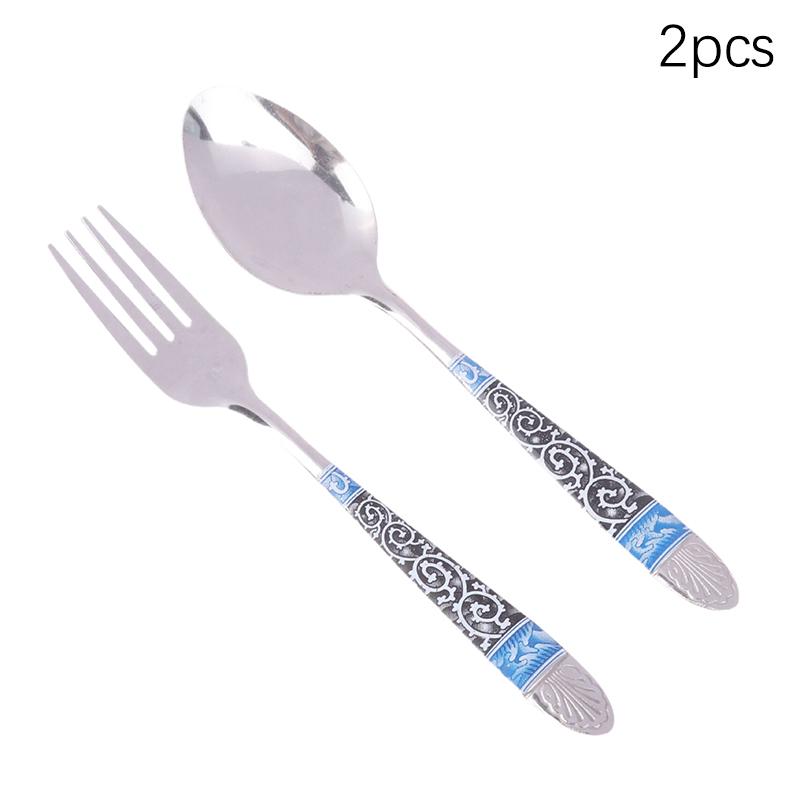 Набор столовых приборов с ложкой и вилкой, набор столовых приборов, столовые приборы из нержавеющей стали, набор столовой посуды для ресторана, посуда, набор ложек и вилок