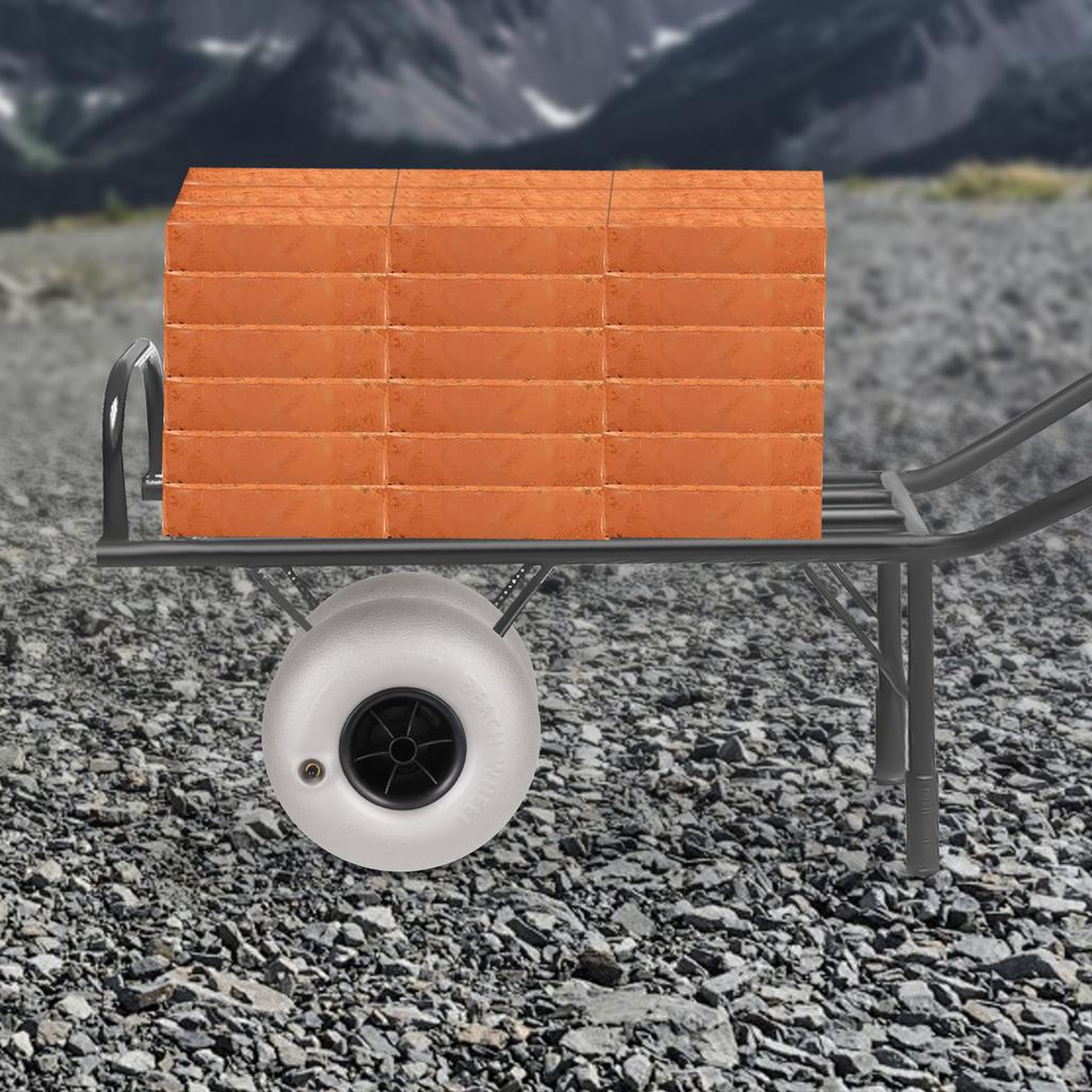 Широкие колеса для песка, 2 шт., баллонные шины для тележки для каяка и лодочного прицепа, грузоподъемные, вседорожные сменные шины