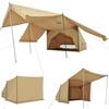 Naturehike Official Shop Pup Tent TC Gunmaku Solo Can для 1 человека с внутренней частью, подходит для 4 сезонов, боковая панель, пол, кемпинг, открытый, огнестойкий