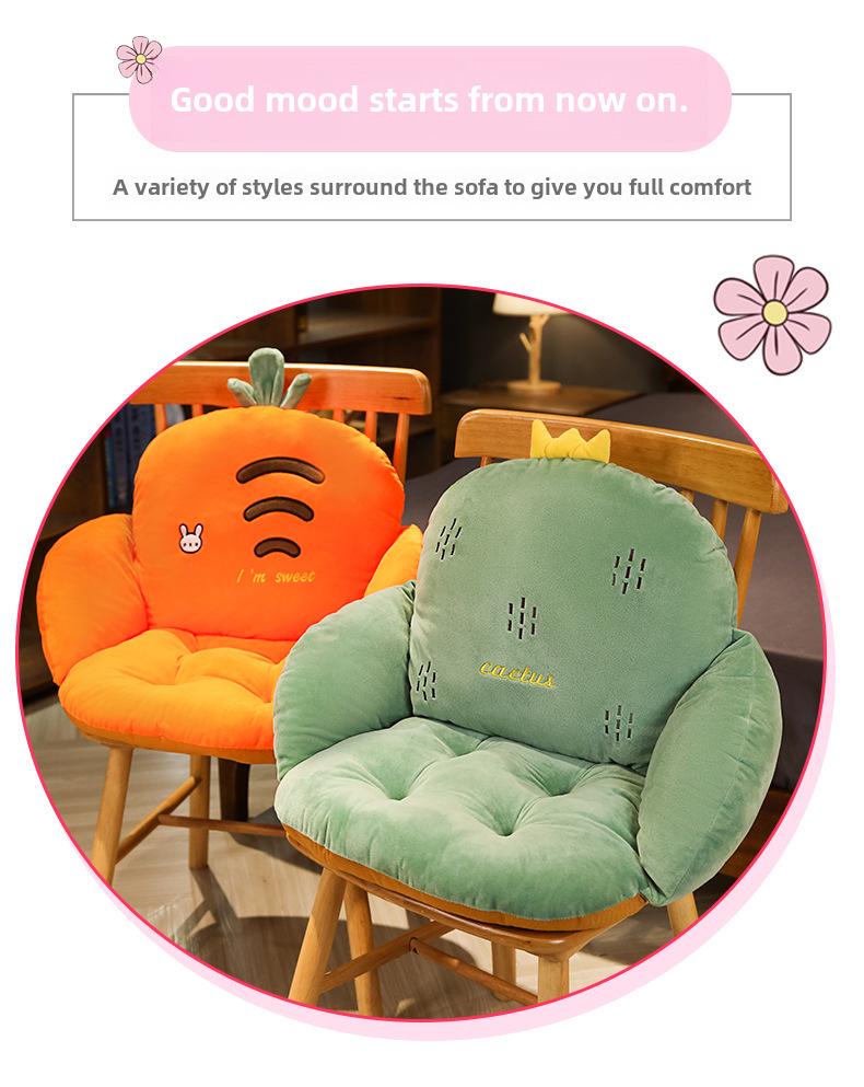 Мягкая подушка для офисного кресла для длительного сидения — эргономичная поддержка спины и сиденья