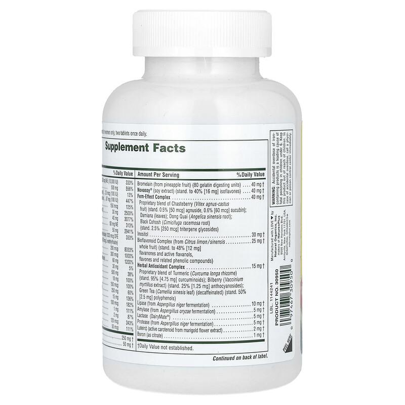 Source of Life®, Women, Multivitamin & Mineral Supplement with Concentrated Whole Foods , 120 Tablets