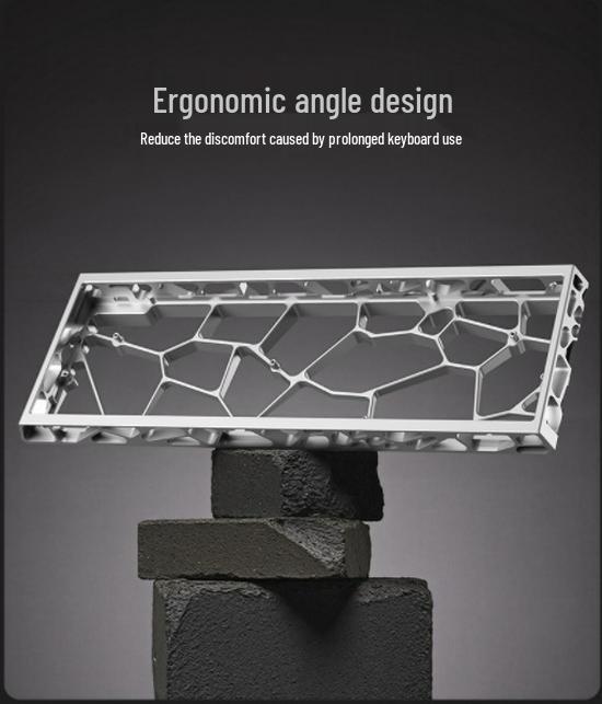 Корпус клавиатуры из анодированного алюминиевого сплава H60: Полый корпус для моделей с магнитной осью Wooting/MAD60/WIN60