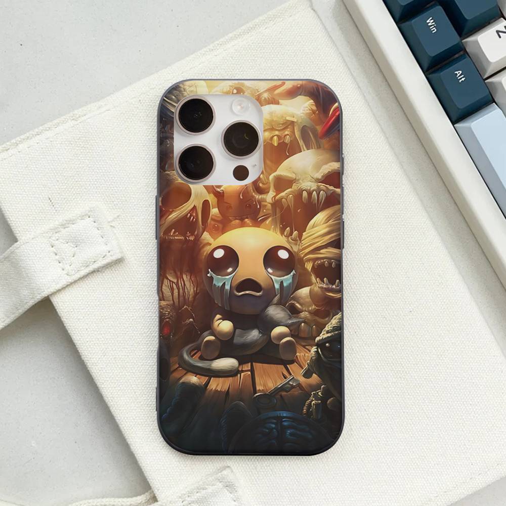 Чехол для телефона The Binding Of I-Isaac с гофрированной полосой Для IPhone 17 16 15 14 13 12 11 Pro Max Plus Pro Ударопрочный чехол